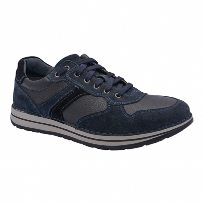 Adams Shoes δερμάτινο casual με κορδόνια