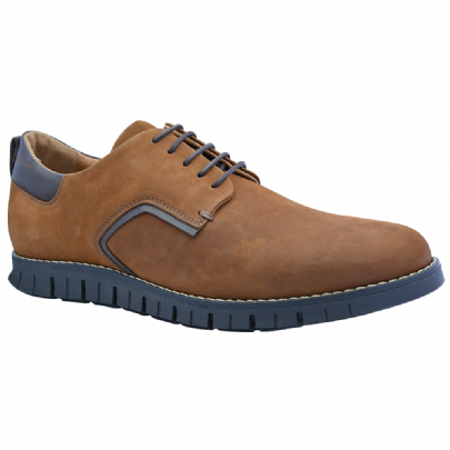 Adams Shoes casual καστόρινο με κορδόνια 