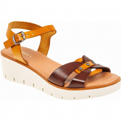 Adams shoes δερμάτινο πέδιλο 