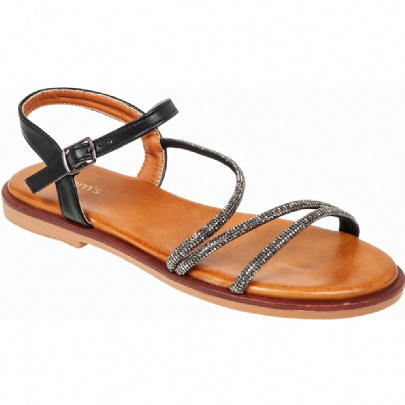 Adams Shoes flat πέδιλο με στρας