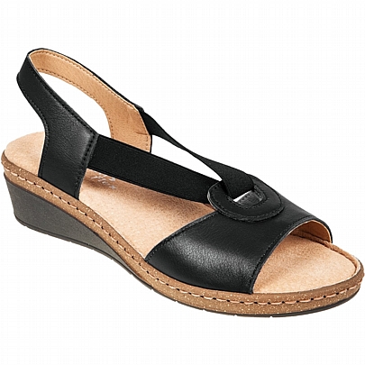 Adams flex δερμάτινο πέδιλο