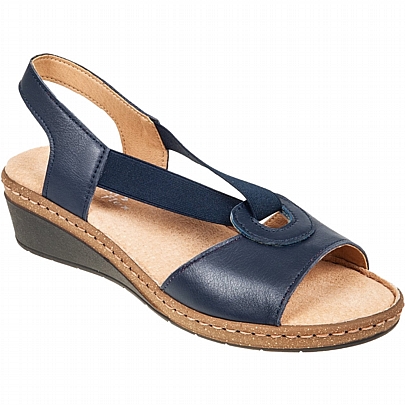 Adams flex δερμάτινο πέδιλο