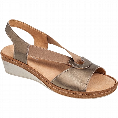 Adams flex δερμάτινο πέδιλο