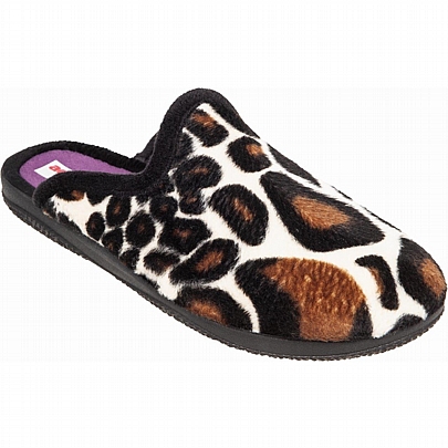 Adams Slippers με animal print Adams Slippers με animal print